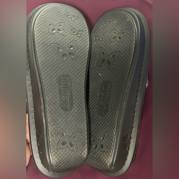 Alegria Brenna Aristoclass Clogs Shoes Black Sz 40 = Sz 9/9.5 Slip On - Picture 6 of 6